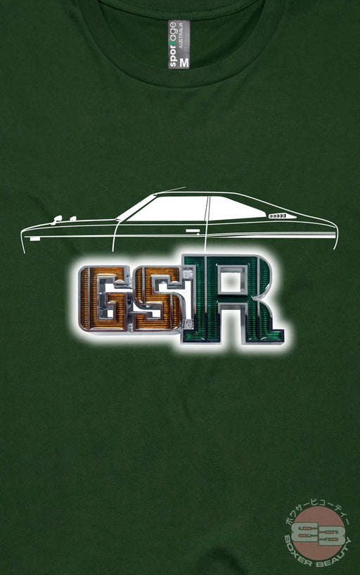 Leone GSR - Forest Green Short Sleeve T-Shirt Close Up