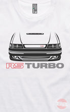 RS TURBO - Design 1 - White Short Sleeve T-Shirt Close Up