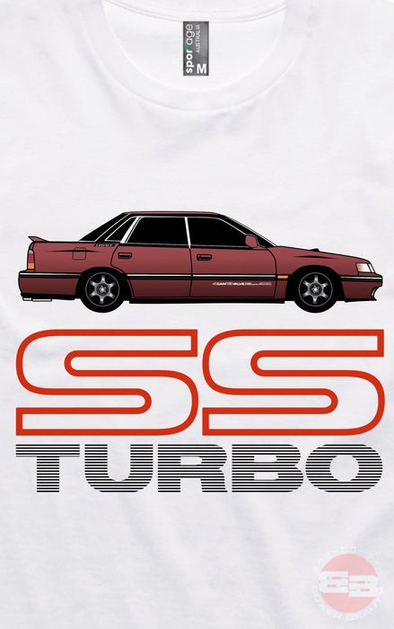 SS Turbo Legacy - Red Car - Design 3 - Short Sleeve T-Shirt