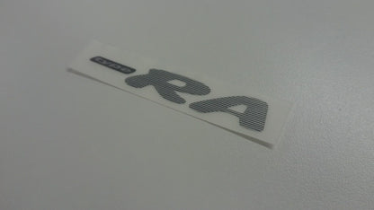 Legacy RS Type RA Rear Garnish Panel Decals/Stickers