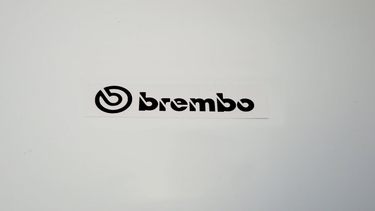Brembo Caliper Decals - Front - Black