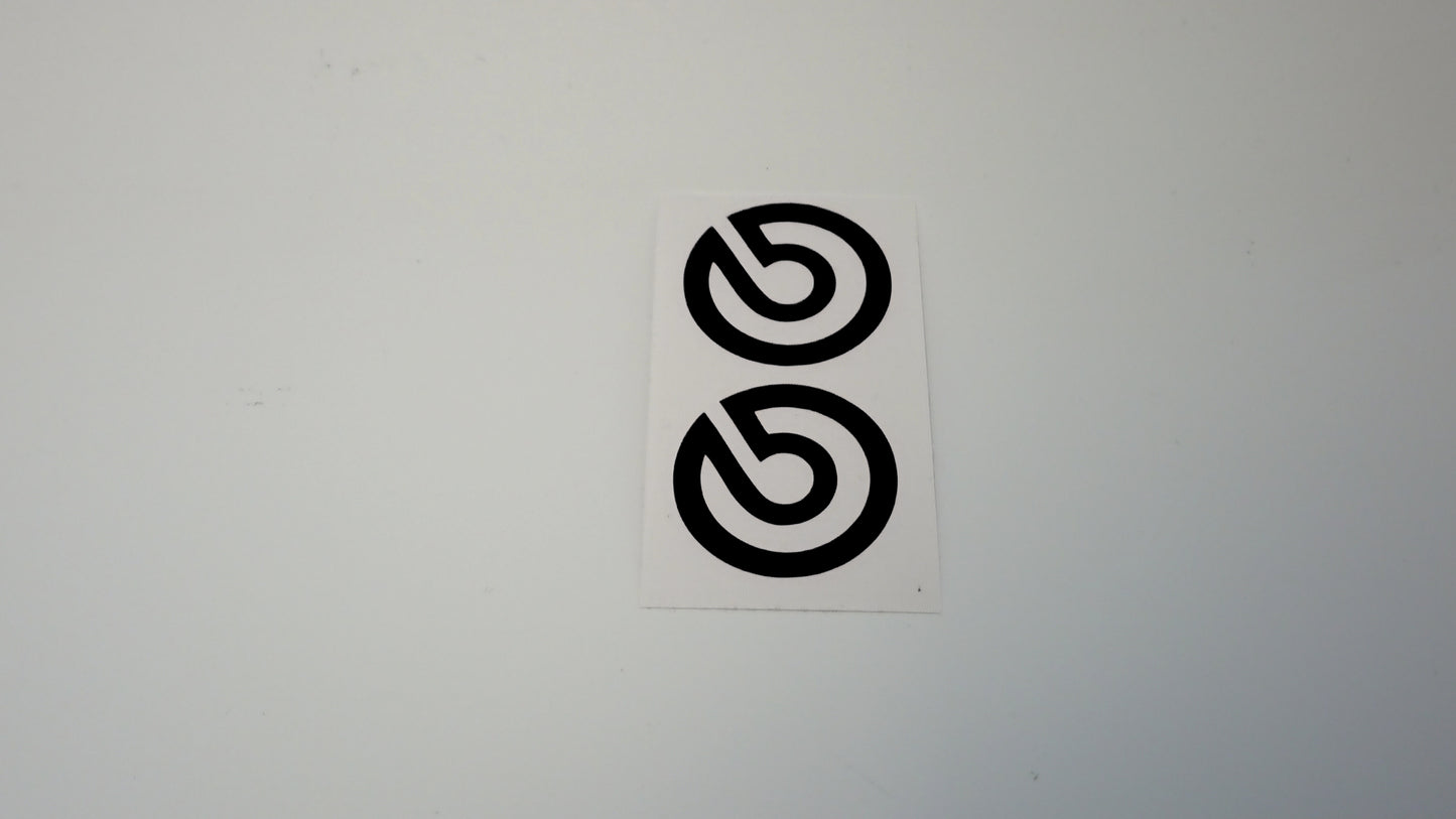 Brembo Rear 2 pots Logo Only - black