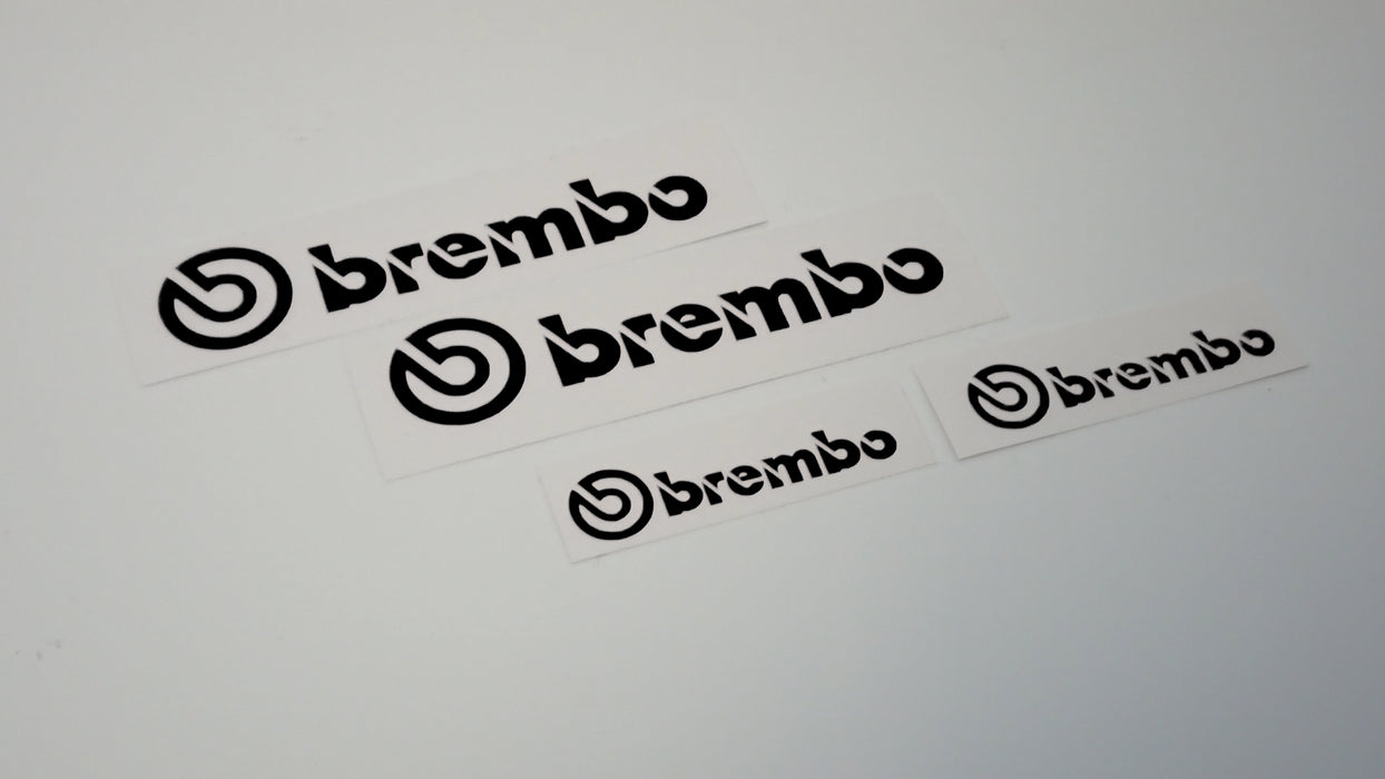 Subaru 4-pot Brembo and 2-pot Brembo brake caliper decals — Boxer Beauty