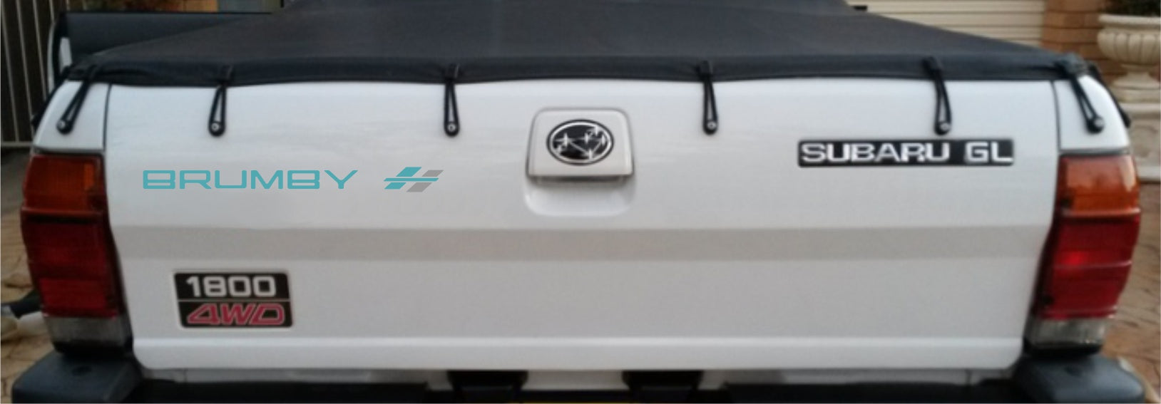 Brumby Teal Rear Tailgate