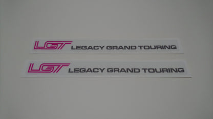 Legacy Grand Touring LGT Tailgate Sticker - Single or Pair