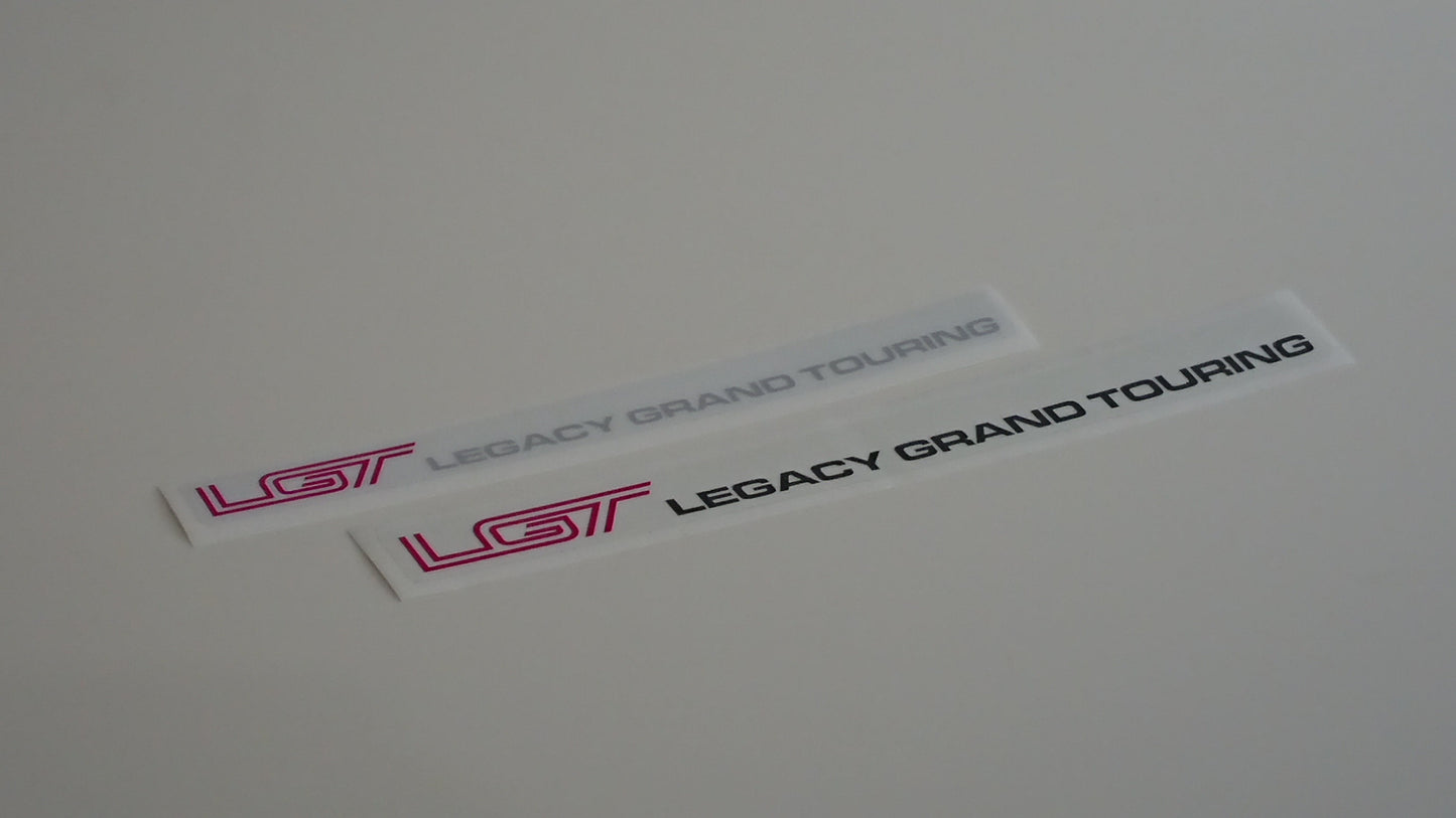 Legacy Grand Touring LGT Tailgate Sticker - Single or Pair