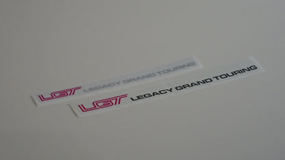 Legacy Grand Touring LGT Tailgate Sticker - Single or Pair