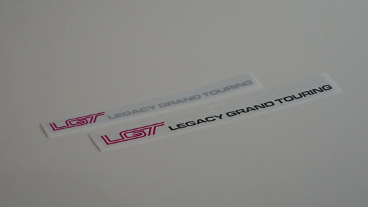 Legacy Grand Touring LGT Tailgate Sticker - Single or Pair