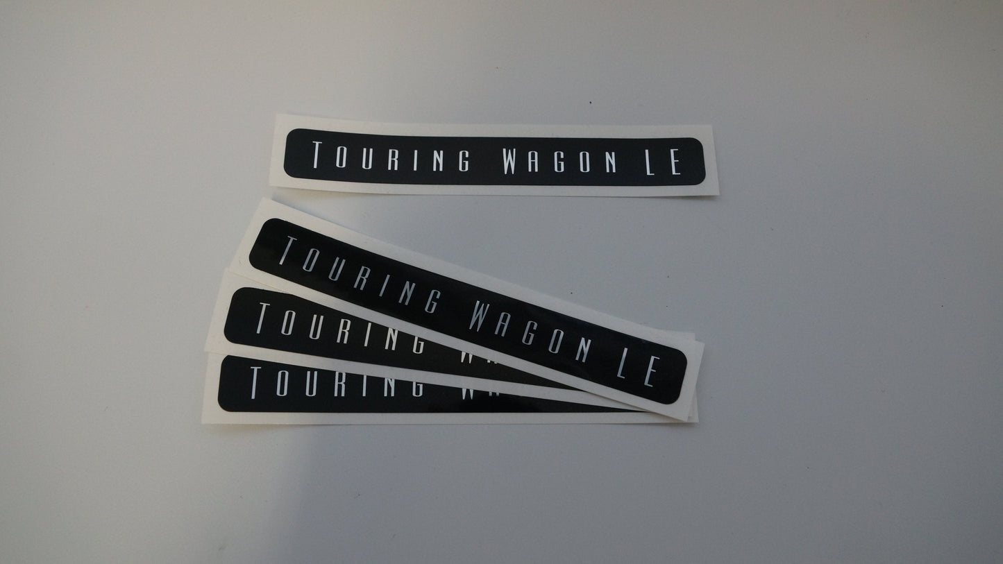 Legacy Gen 1 Touring Wagon LE Quarter Panel Stickers 