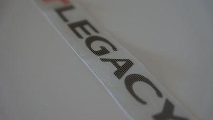 GT Legacy Mylar Reflective with printed Type RA Lines Laminated Close Up