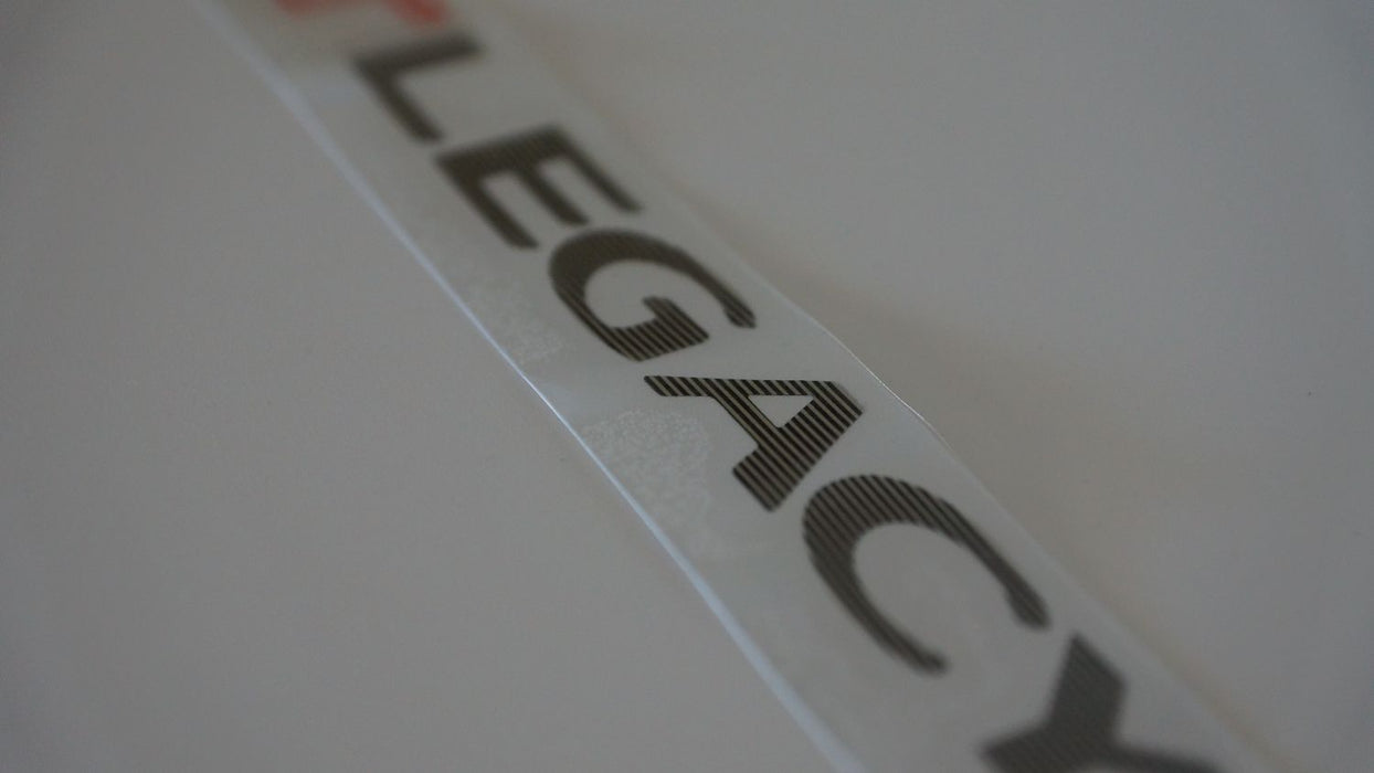 GT Legacy Mylar Reflective with printed Type RA Lines Laminated Close Up