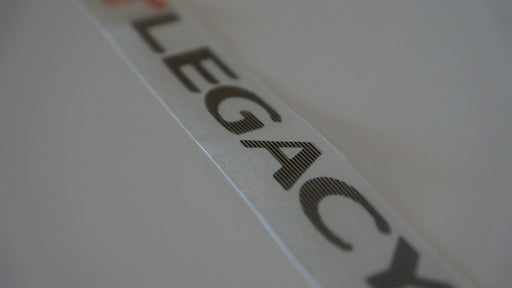 GT Legacy Mylar Reflective with printed Type RA Lines Laminated Close Up