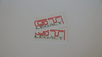 GT LEGACY and GT TURBO Quarter Panel Decals - Pair