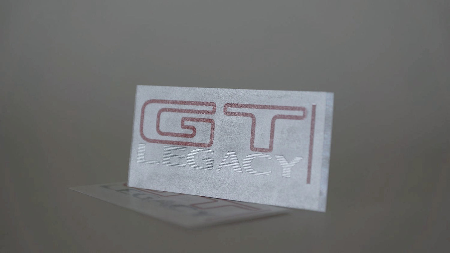 GT LEGACY and GT TURBO Quarter Panel Decals - Pair