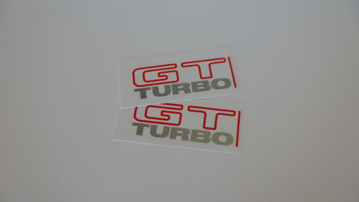 GT LEGACY and GT TURBO Quarter Panel Decals - Pair