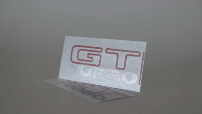 GT LEGACY and GT TURBO Quarter Panel Decals - Pair