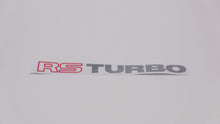 RS TURBO Boot/Tailgate/Rear Stickers UV Printed