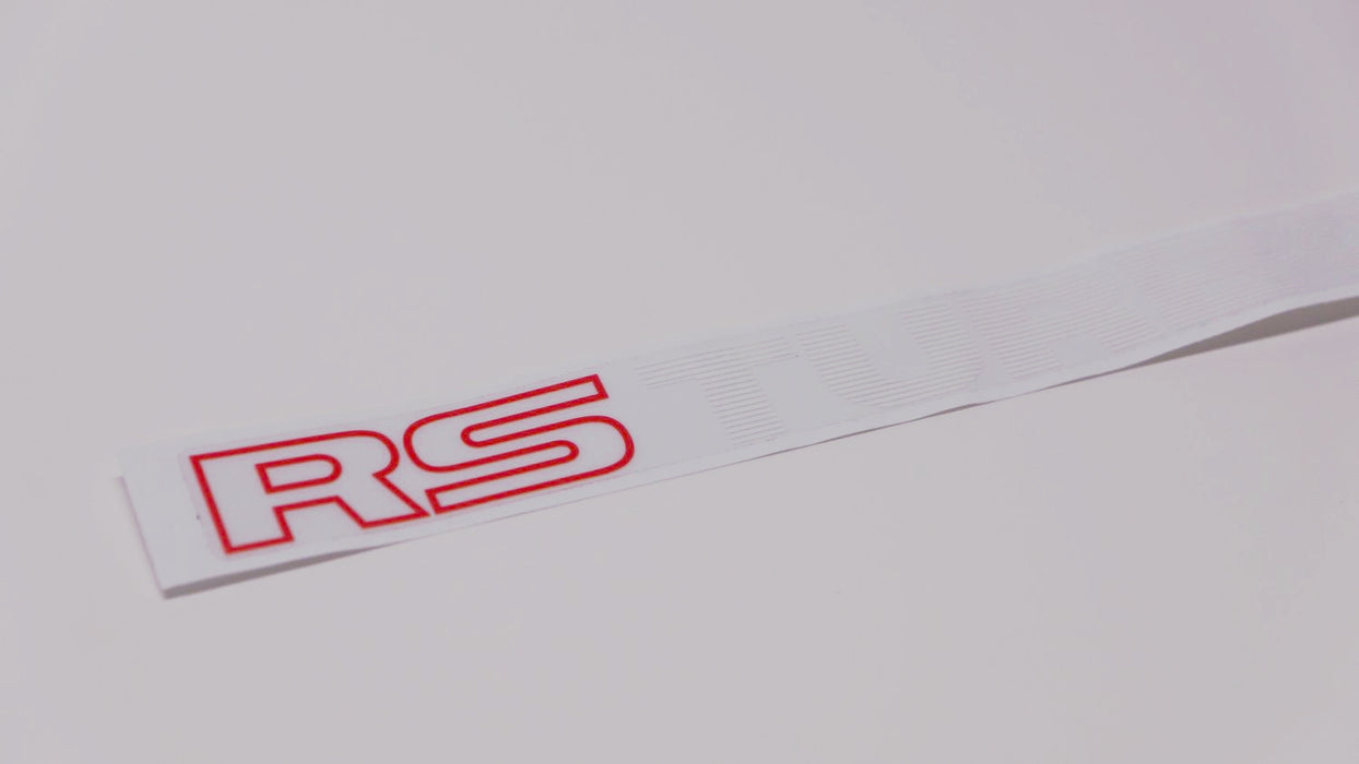RS TURBO Boot/Tailgate/Rear Stickers UV Printed