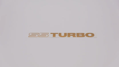 SS TURBO Boot Decals (metallic)