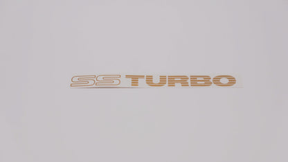 SS TURBO Boot Decals (metallic)