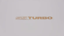 SS TURBO Boot Decals (metallic)