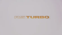 RS TURBO Boot Decals (metallic)