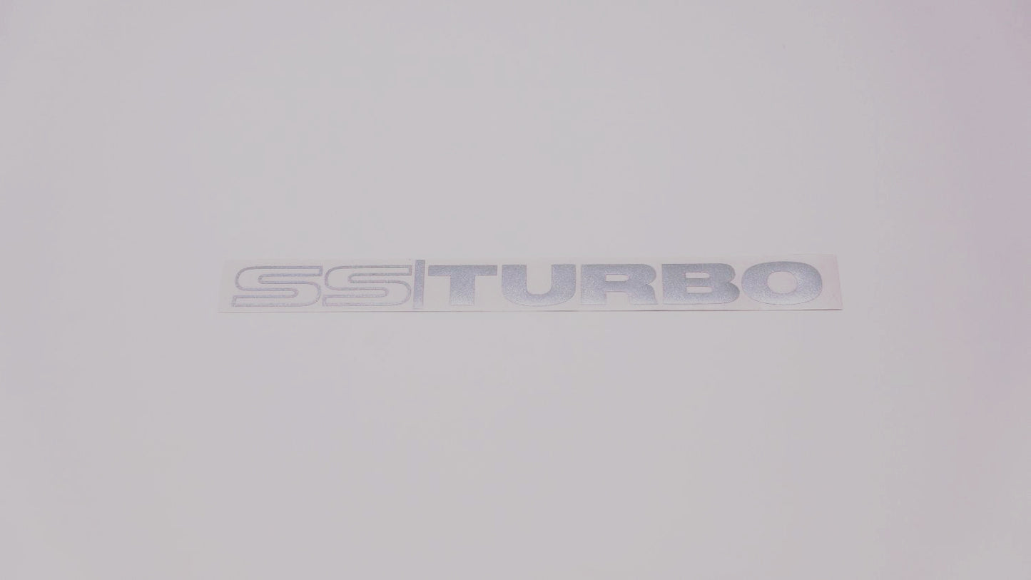 SS TURBO Boot Decals (metallic)