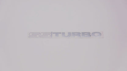 SS TURBO Boot Decals (metallic)