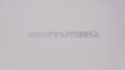 SS TURBO Boot Decals (metallic)