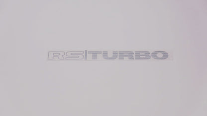 RS TURBO Boot Decals (metallic)