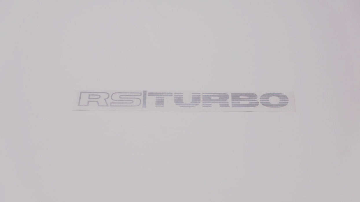 RS TURBO Boot Decals (metallic)