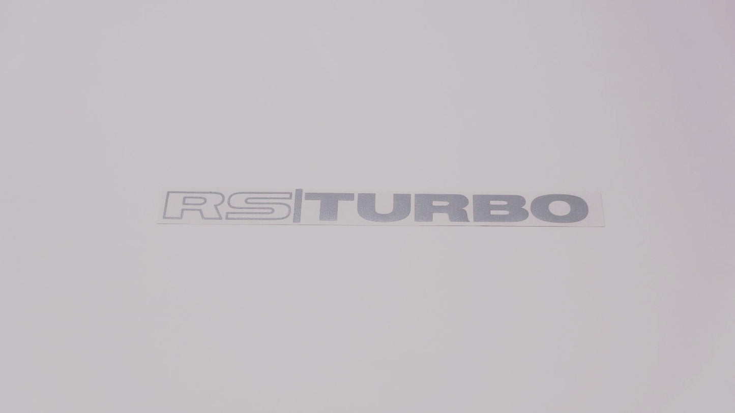 RS TURBO Boot Decals (metallic)