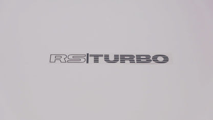 RS TURBO Boot Decals (metallic)