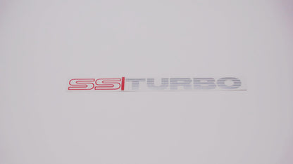 SS TURBO Boot Decals (metallic)