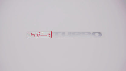 RS TURBO Boot Decals (metallic)