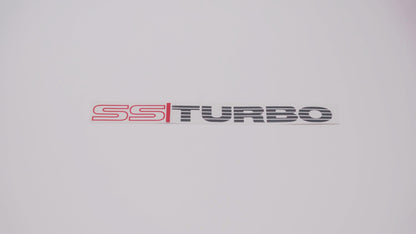 SS TURBO Boot Decals (metallic)