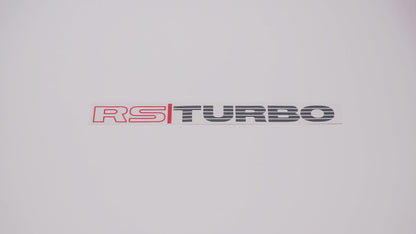 RS TURBO Boot Decals (metallic)