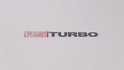 RS TURBO Boot Decals (metallic)