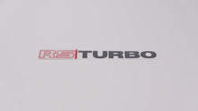 RS TURBO Boot Decals (metallic)