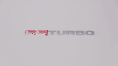 SS TURBO Boot Decals (metallic)