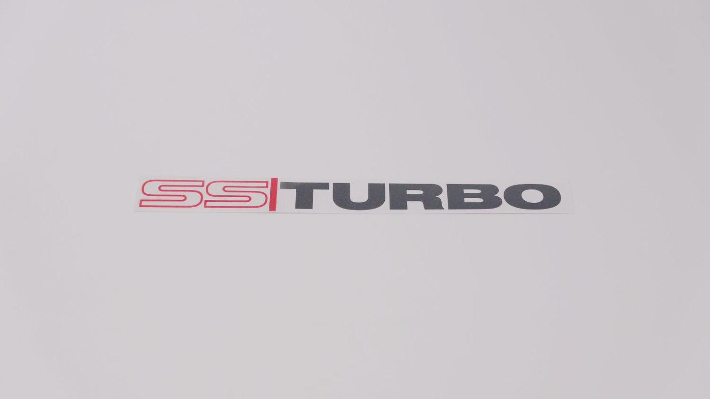 SS TURBO Boot Decals (metallic)