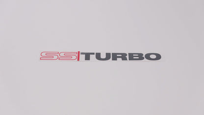 SS TURBO Boot Decals (metallic)