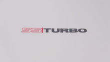 SS TURBO Boot Decals (metallic)