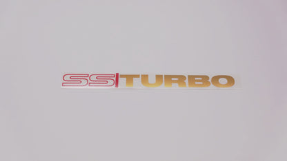 SS TURBO Boot Decals (metallic)