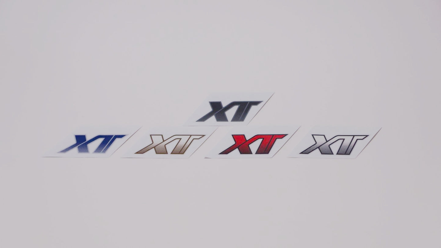 XT/Vortex/Alcyone Boot Tailgate Logo Sticker