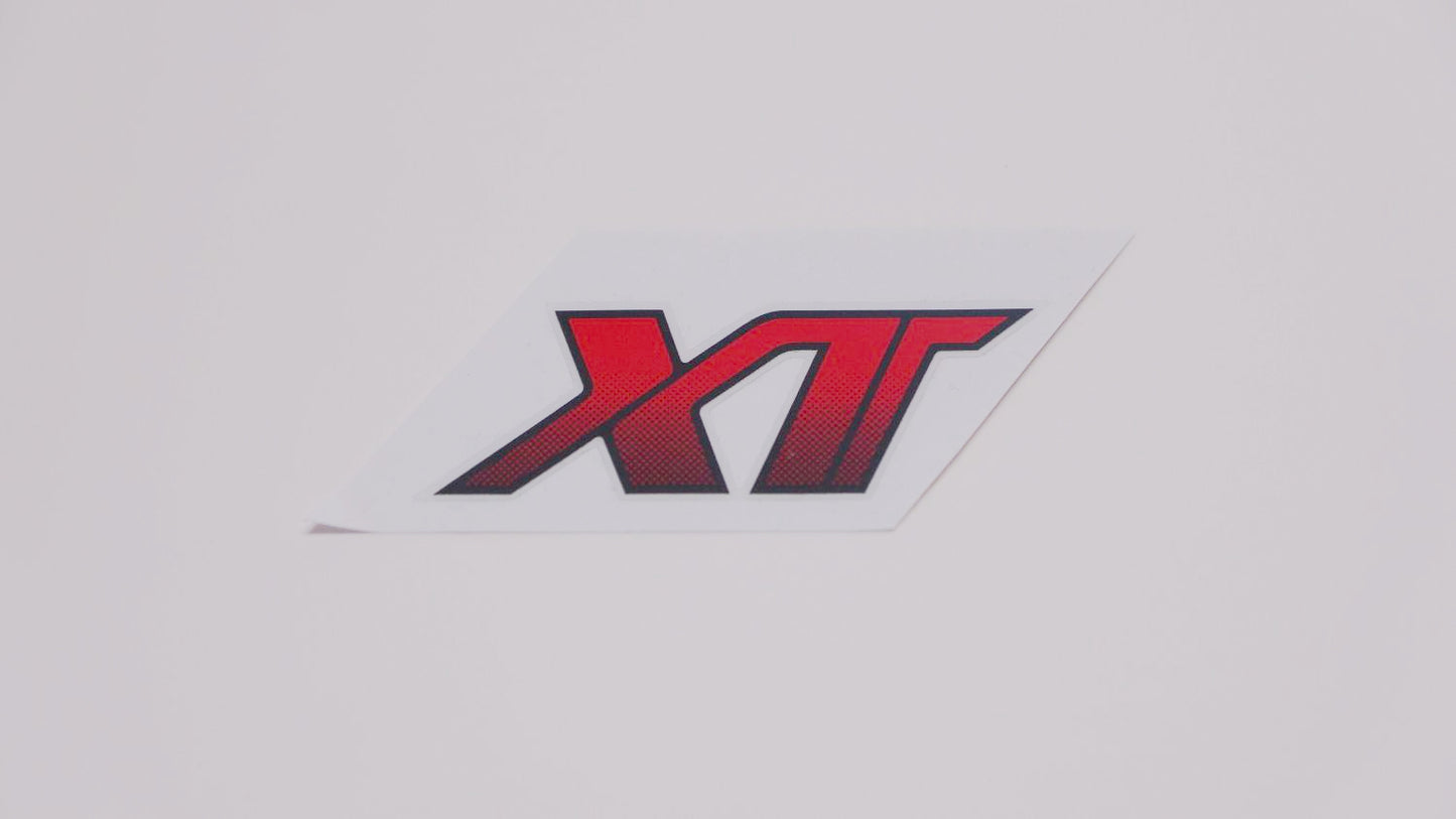 XT/Vortex/Alcyone Boot Tailgate Logo Sticker