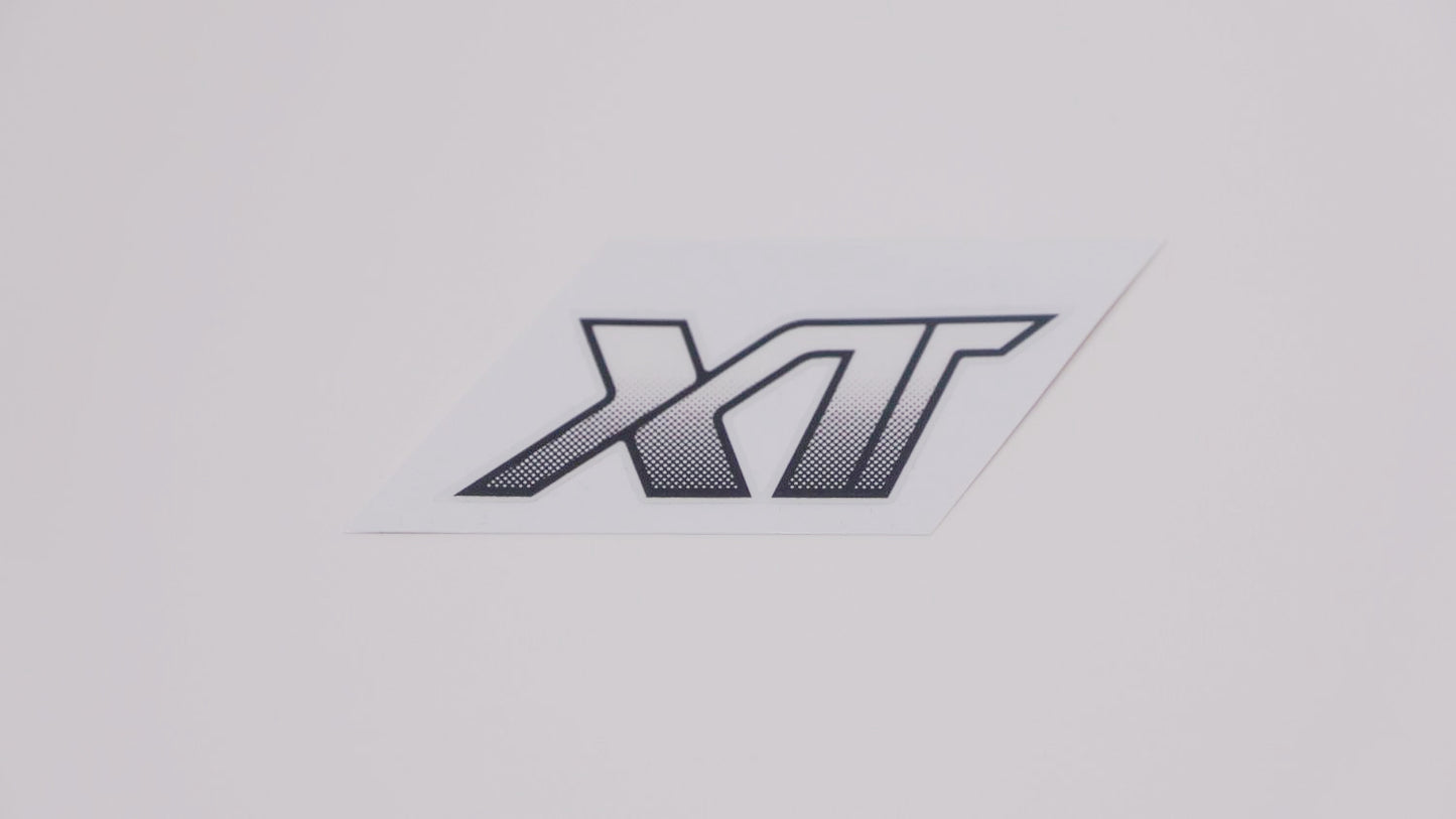 XT/Vortex/Alcyone Boot Tailgate Logo Sticker