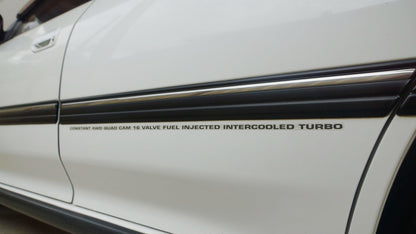 RS TURBO Door Story Sticker Printed - Pair