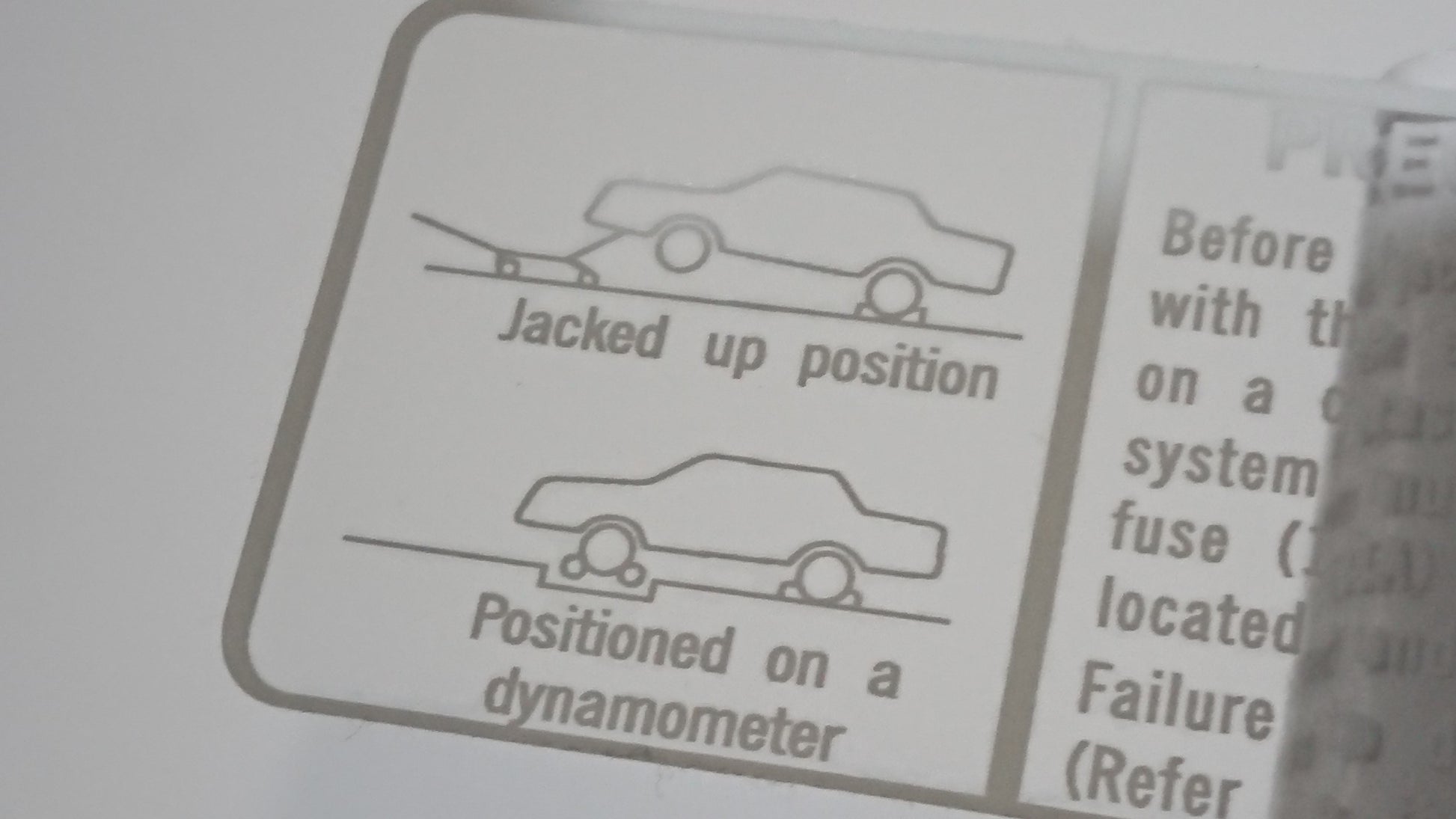 XT Leone Vortex Door Towing Warning (050) Stickers