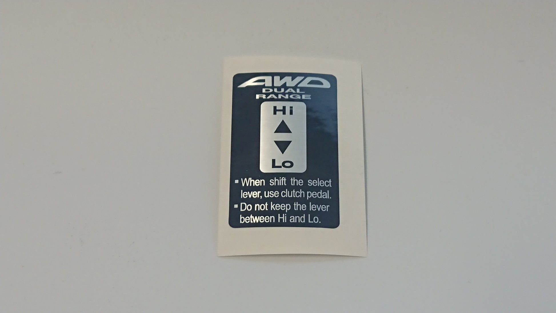 Liberty Legacy AWD Dual Range Cabin Sticker